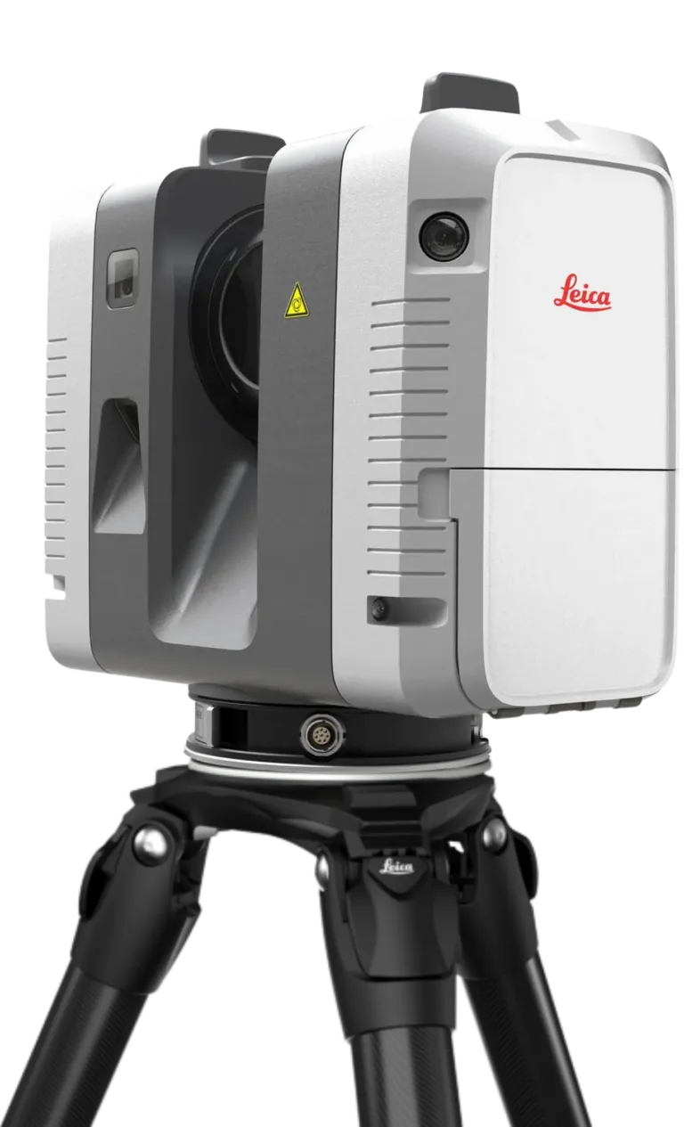 Leica RTC360 laser scanner used for large-site 3D laser scanning