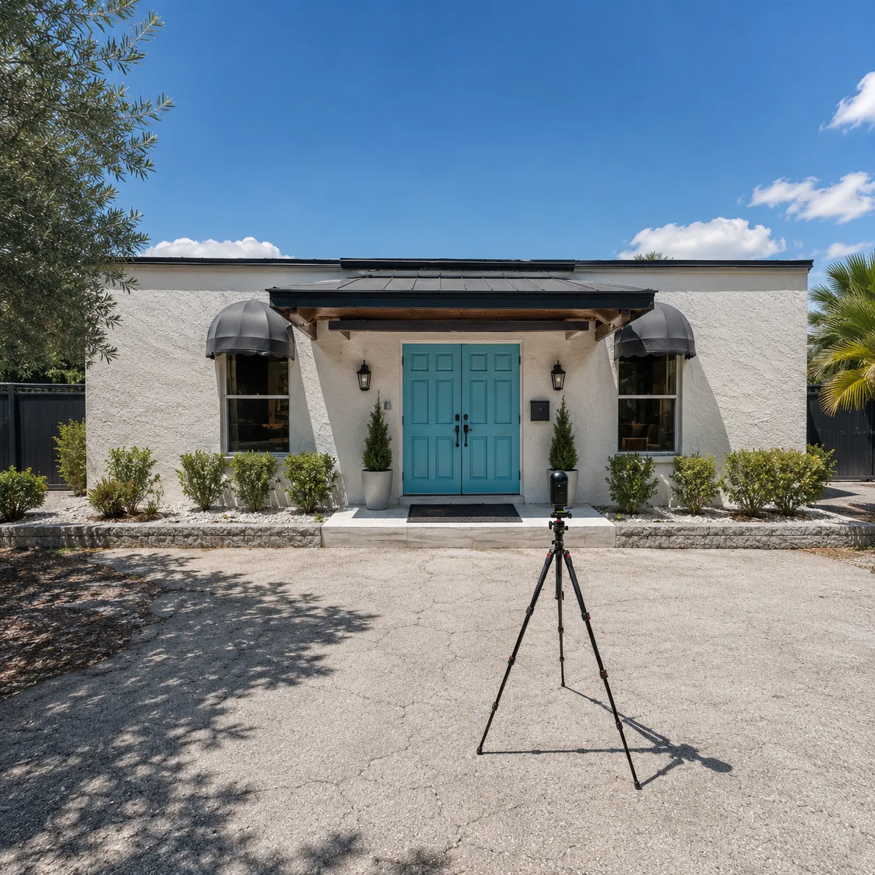 Site visit — field capture with laser scanning and photography