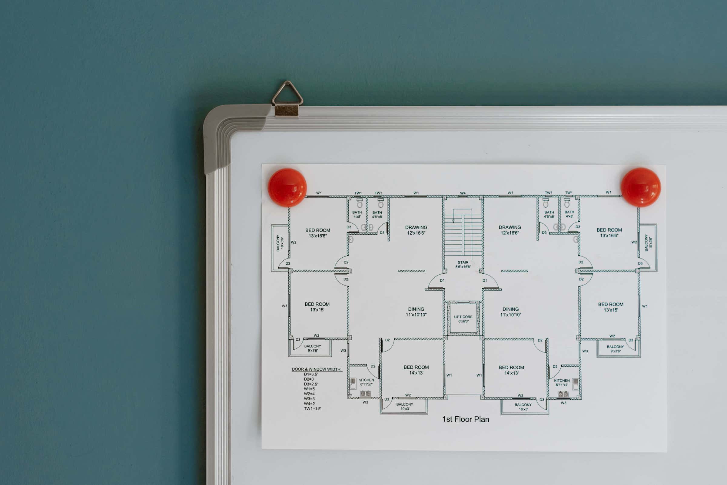 Property surveyor, floor plan - Caldas Works as-built surveys