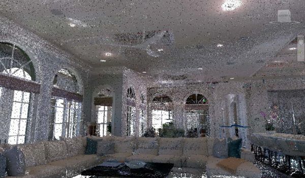 Point Cloud. Boca Raton, FL private residence - Caldas Works as-built