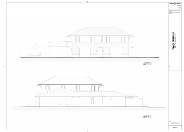 Exterior elevations - Caldas Works as-built