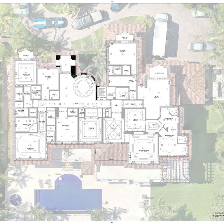 Orlando, Florida residential roof plan